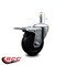 Service Caster 3.5'' Soft Rubber Wheel Swivel 7/16'' Stem Caster with Total Lock Brake SCC-GRTTL20S3514-SRS-716138 - alternate 4